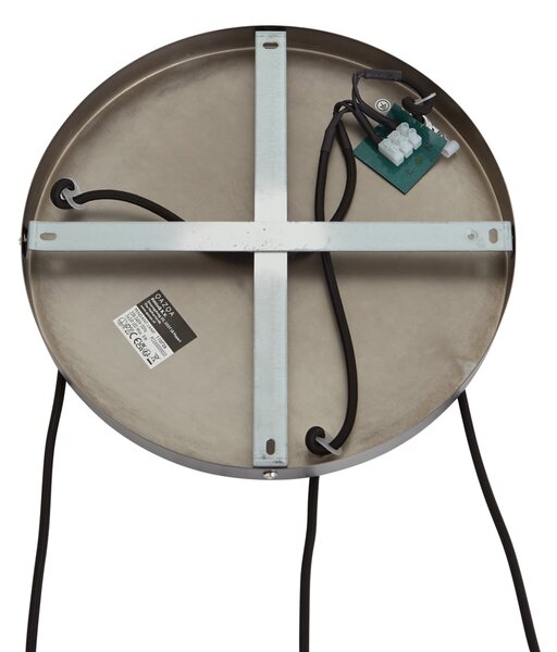 Designerska lampa wisząca grafitowa 3-punktowa - Ard