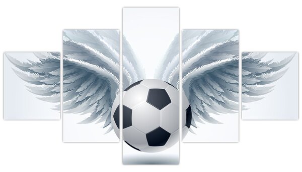Obraz - Balon ze skrzydłami (125x70 cm)