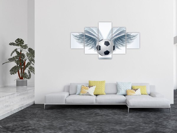 Obraz - Balon ze skrzydłami (125x70 cm)