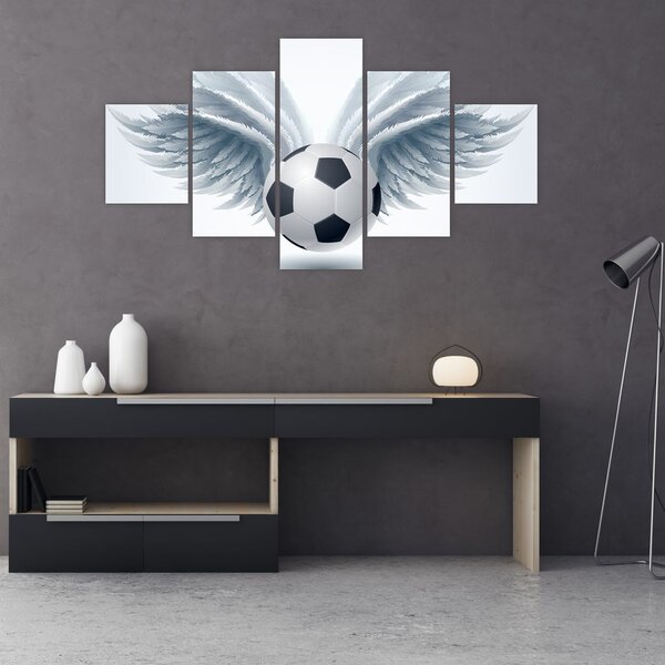 Obraz - Balon ze skrzydłami (125x70 cm)