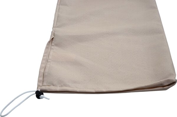 Pokrowiec ochronny na parasol aluminiowy N23 2x3m, pokrowiec ze sznurkiem ~ kremowy