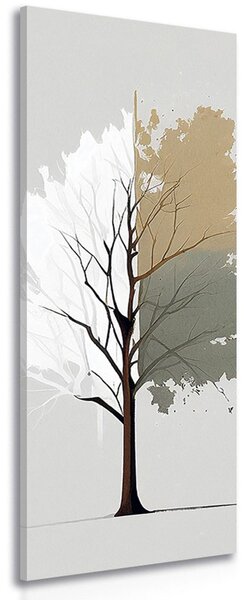 Obraz ciekawe minimalistyczne drzewo