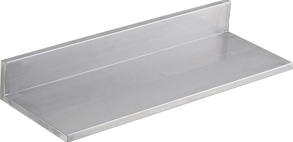 Półka ścienna na przyprawy, 2-częściowa, wisząca półka kuchenna, wymiary 610 x 218 x 85 mm, półka wisząca ze stali nierdzewnej, udźwig 20 kg