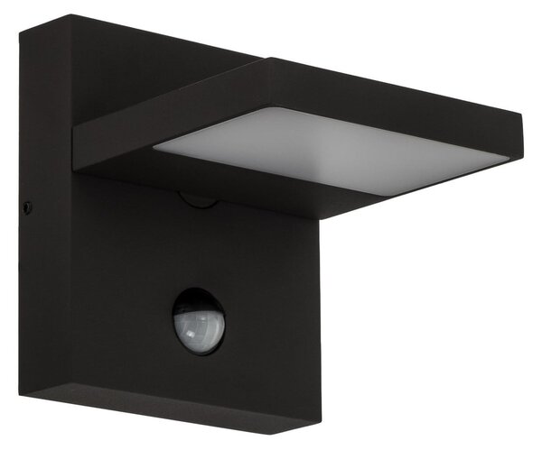 Zewnętrzna Lampa Lucande, Silvan, czarny, balkon, aluminium, nowoczesny