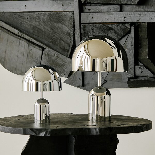 Lampa Stołowa Tom Dixon, Bell, ściemnialny, metaliczny, salon, metal, design