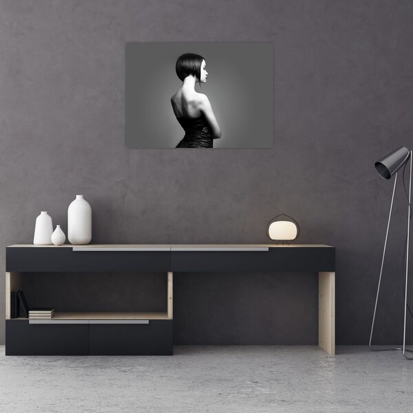 Obraz eleganckiej kobiety (70x50 cm)