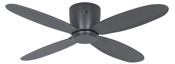 ECO PLANO II Inteligentny wentylator sufitowy 112 antracytowy – CasaFan CasaFan, Eco Plano II, szary, salon, tworzywo sztuczne, nowoczesny