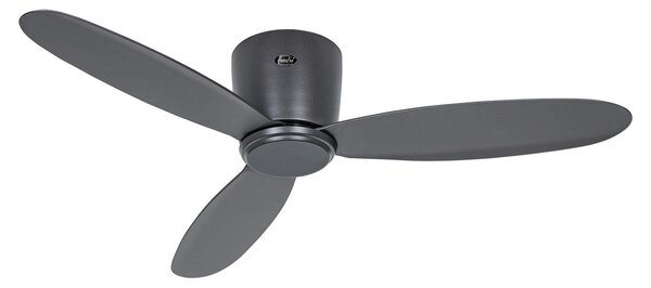 ECO PLANO II Inteligentny wentylator sufitowy 112 antracytowy – CasaFan CasaFan, Eco Plano II, szary, salon, tworzywo sztuczne, nowoczesny