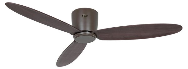 Inteligentny wentylator sufitowy ECO PLANO II 132 cm, orzech CasaFan, Eco Plano II, drewniany, salon, tworzywo sztuczne, nowoczesny