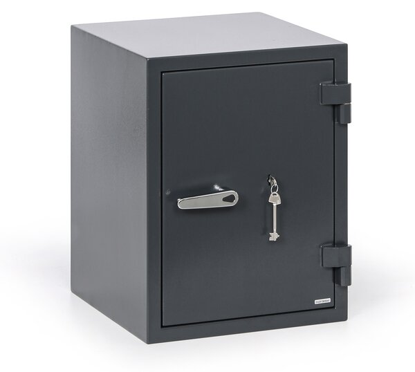 Ognioodporny sejf meblowy z zamkiem kluczowym, klasa S2, 580 x 440 x 435 mm