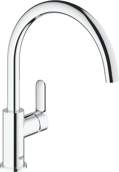GROHE 31367001 Jednouchwytowa bateria zlewozmywakowa BauEdge 31367_1 wysoka wylewka GROHE ZERO chrom
