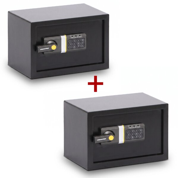 Sejf meblowy z zamkiem elektronicznym1+1 GRATIS, 200 x 310 x 200 mm