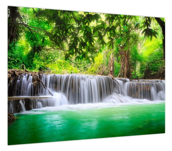 Obraz wodospadu w Kanchanaburi, Tajlandia (70x50 cm)