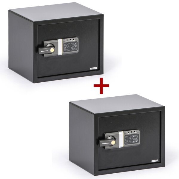 Sejf meblowy z zamkiem elektronicznym1+1 GRATIS, 300 x 380 x 300 mm