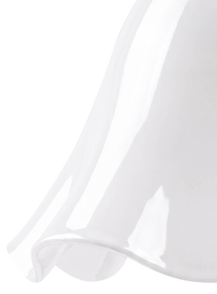 Globen Lighting Lampa wisząca szklana Bello, możliwość ściemniania, biały / opal, salon / jadalnia, szkło, skandynawski