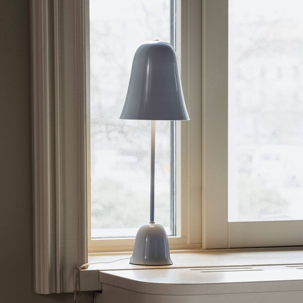 Globen Lighting Lampa stołowa Blåklockan, niebieski, salon / jadalnia, metal, skandynawski