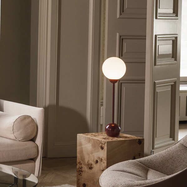 Globen Lighting Lampa stołowa Ripley, czerwony, salon / jadalnia, metal, design