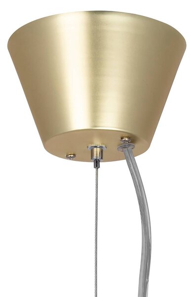 Globen Lighting Lampa wisząca Torrano, możliwość ściemniania, czerwony, salon / jadalnia, kamień, skandynawski