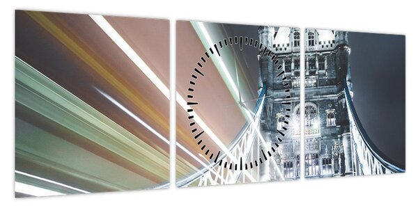 Obraz Tower Bridge (z zegarem) (90x30 cm)