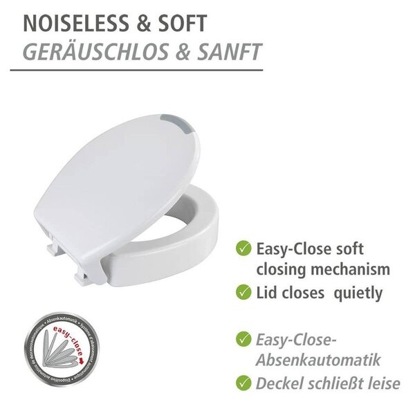 Biała deska sedesowa Wenko Secura Comfort