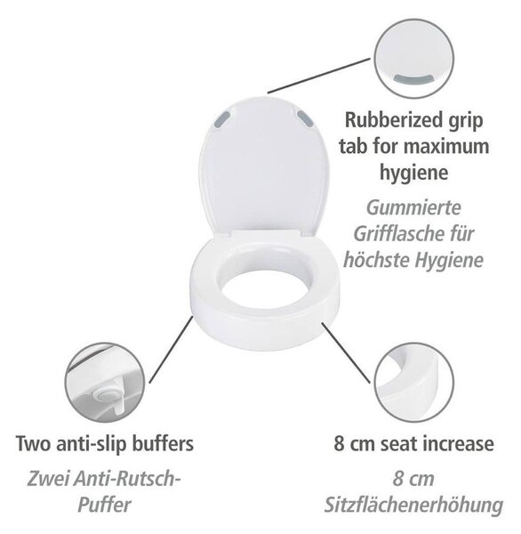 Biała deska sedesowa Wenko Secura Comfort