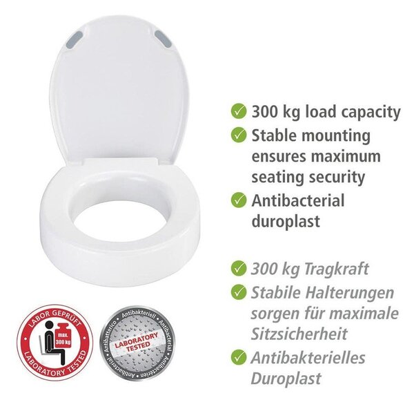 Biała deska sedesowa Wenko Secura Comfort