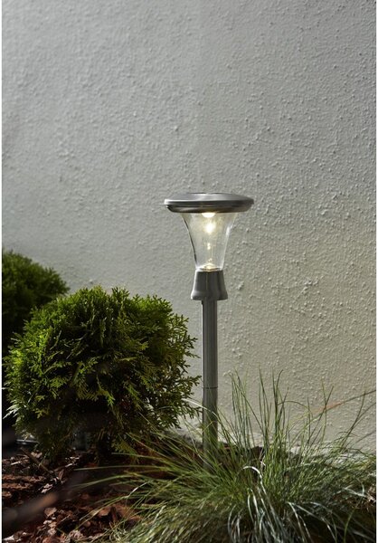 Zestaw 2 solarnych lamp ogrodowych LED Star Trading Turin, wys. 47 cm