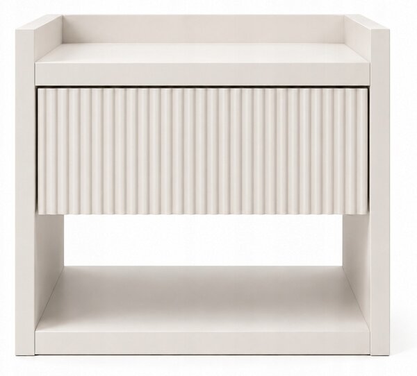 Stolik nocny NUVIA DUO 35'' kaszmir, ryfle, wiszący