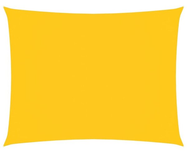 Prostokątny żagiel ogrodowy, tkanina oxford, 2,5x4 m, żółty