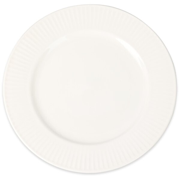 Zestaw 6 porcelanowych talerzyków deserowych Linie 20 cm