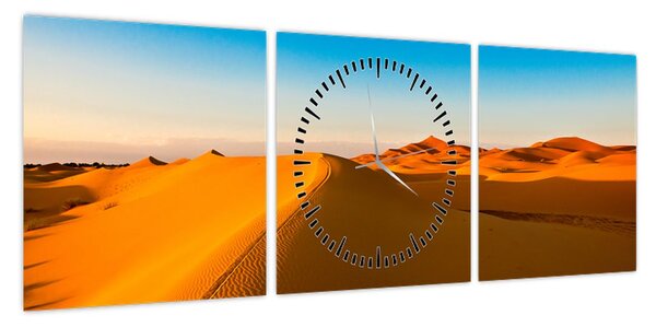 Obraz pustyni (z zegarem) (90x30 cm)