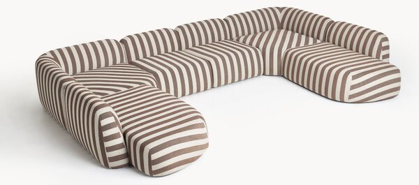 Sofa modułowa XL w paski Wolke