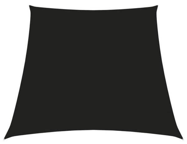 Żagiel ogrodowy, tkanina oxford, trapezowy, 2/4x3 m, czarny