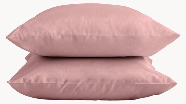 Komplet poszewek na poduszkę z perkalu bawełnianego Mauve, 2 elem