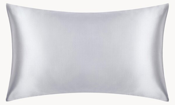 Poszewka na poduszkę z jedwabiu Pearl Grey