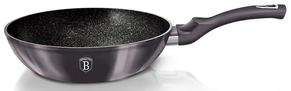 Aluminiowy wok z potrójną powłoką granitową 28cm S6-H17