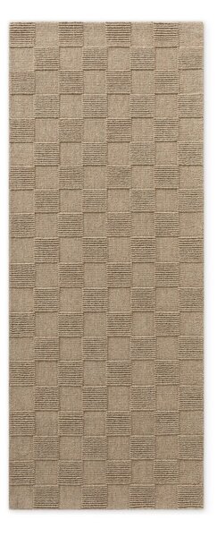 Brązowy wełniany chodnik tkany ręcznie 80x200 cm Scala – Villeroy&Boch