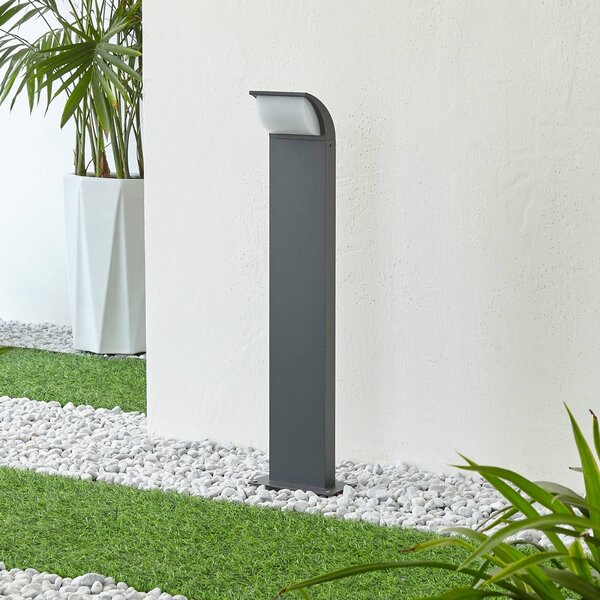 Lampa ogrodowa stojąca Tinna Lucande, czarny, aluminium, nowoczesny