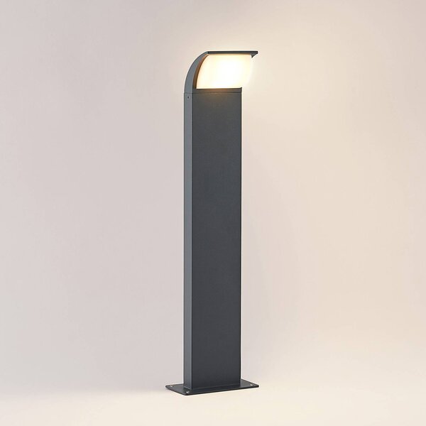 Lampa ogrodowa stojąca Tinna Lucande, czarny, aluminium, nowoczesny