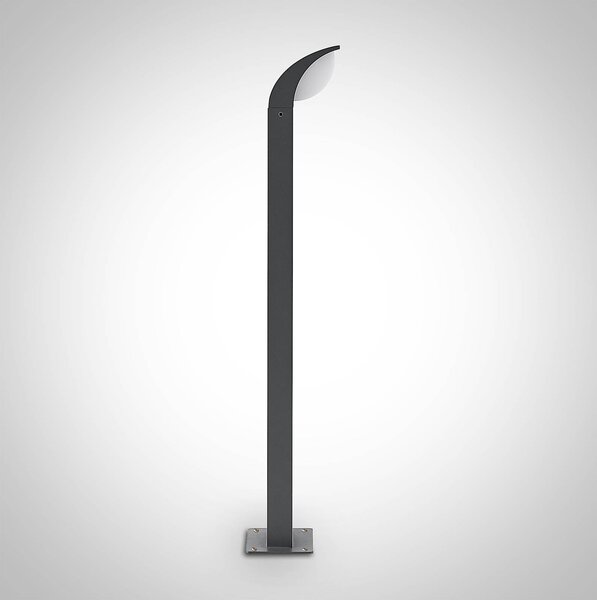 Lampa ogrodowa stojąca Tinna Lucande, czarny, aluminium, nowoczesny