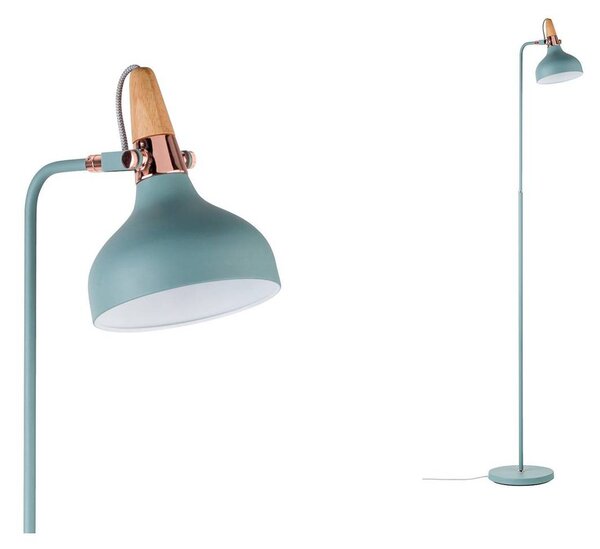 Paulmann Lampa stojąca Juna, zielony, salon / jadalnia, metal, nowoczesny