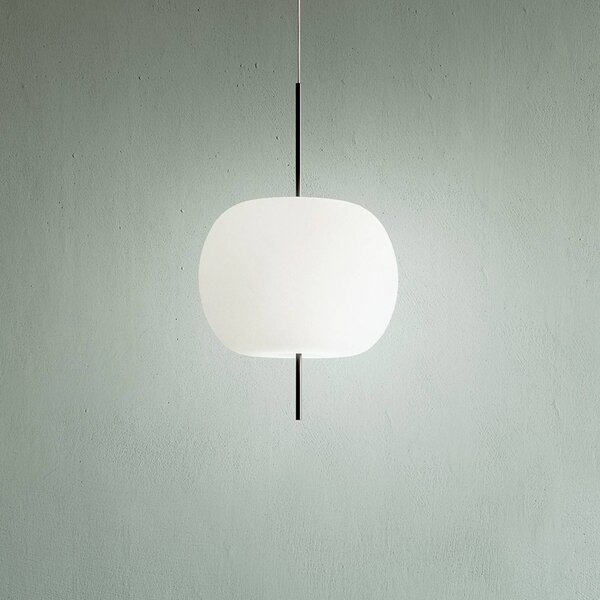 Kdln Lampa wisząca designerska KUSHI 16, możliwość ściemniania, biały / opal, salon / jadalnia, szkło, design