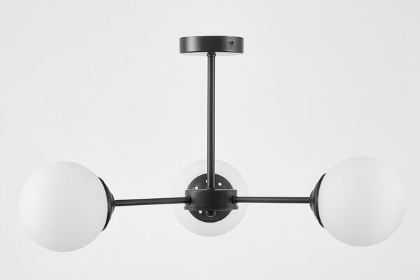 NOWOCZESNA LAMPA WISZĄCA CZARNA FINO RING W3
