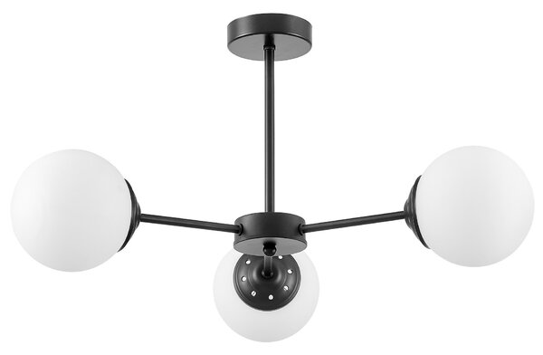NOWOCZESNA LAMPA WISZĄCA CZARNA FINO RING W3