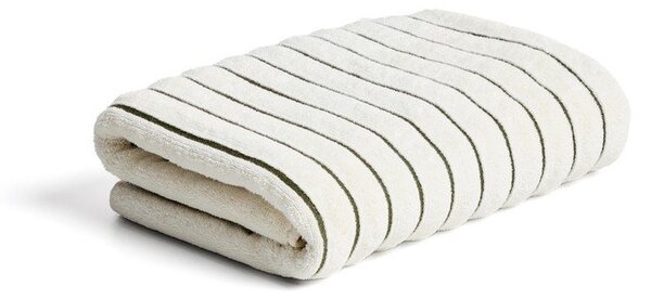 Zielony/beżowy bawełniany ręcznik kąpielowy frotte 70x140 cm Dorane – Kave Home