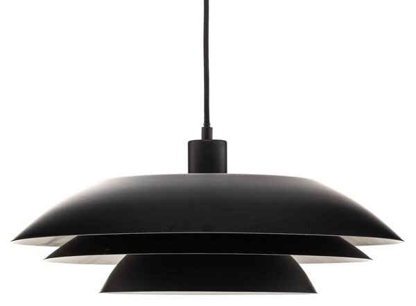 Dyberg Larsen Lampa wisząca DL45, możliwość ściemniania, czarny, salon / jadalnia, metal, skandynawski