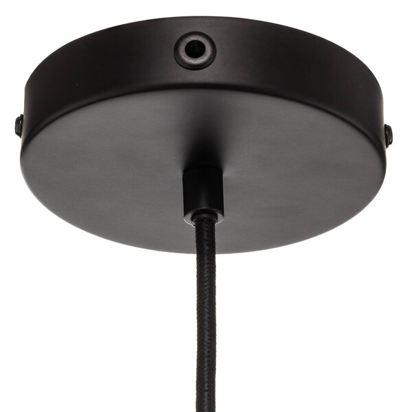 Dyberg Larsen Lampa wisząca DL45, możliwość ściemniania, czarny, salon / jadalnia, metal, skandynawski