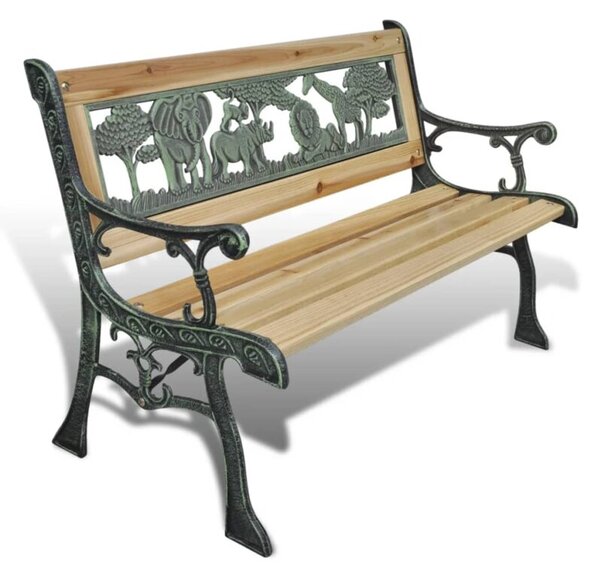 Ławka ogrodowa dla dzieci, 84 cm, drewniana