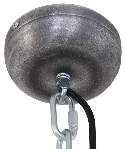 Steinhauer Lampa wisząca Bikkel, możliwość ściemniania, czarny, kuchnia, metal, industrialny