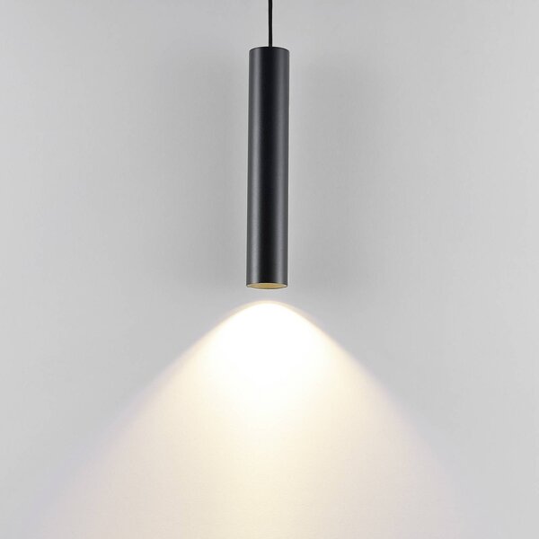 Deko-Light Lampa wisząca CAN, możliwość ściemniania, czarny, salon / jadalnia, aluminium